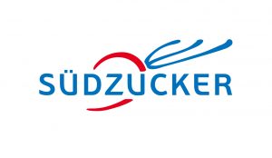 Blau-rotes Logo mit der Aufschrift Südzucker