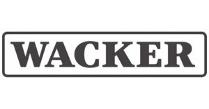 Graues Logo mit der Aufschrift Wacker