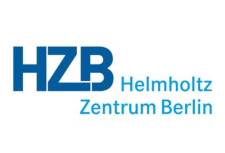 Blaues Logo mit der Aufschrift Helmholtz Zentrum Berlin