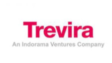 Rotes Logo mit der Aufschrift Trevira