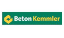 Grün-gelbes Logo mit der Aufschrift Beton Kemmler