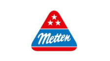 Rot-blaues Logo der Frima MEtten