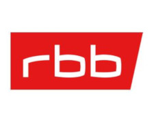 Rotes Logo mit der Aufschrift RBB